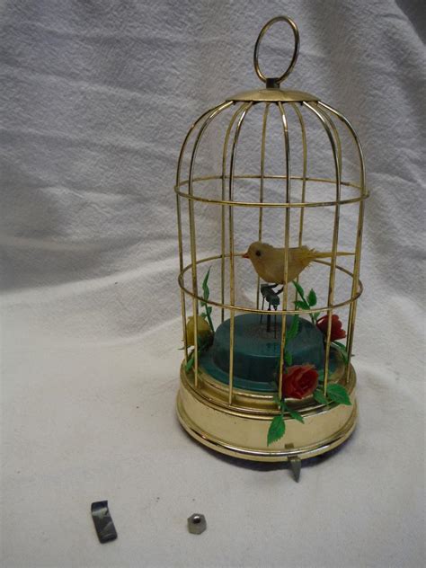 sankyo music box metal birdcage|used sankyo music boxes.